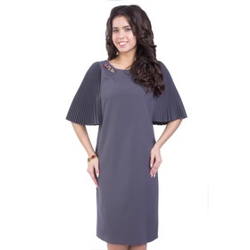 Платье женское, размер 42, цвет серый