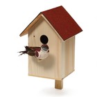 Скворечник «Теремок», 13 × 13 × 24 см - Фото 11