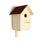 Скворечник «Теремок», 13 × 13 × 24 см - Фото 13
