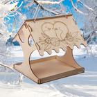 Kopмушка для птиц «Дерево», 18 × 16 × 15 см - Фото 1