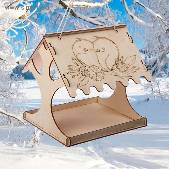 Kopмушка для птиц «Дерево», 18 × 16 × 15 см - Фото 1