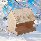 Kopмушка для птиц «Птичка на ветке», 22 × 20 × 22 см - Фото 1