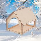 Kopмушка для птиц «Птичка на рябине», 21 × 22 × 27 см - Фото 1