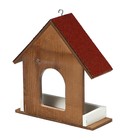 Kopмушка для птиц «Уличная веранда», 19 × 7 × 19 см - Фото 11