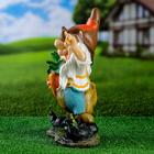 Садовая фигура "Гном с морковкой", МИКС 19х38см 4932822 - фото 319893645