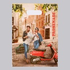 Пакет «Прогулка» полиэтиленовый с вырубной ручкой, 50 мкм, 30?40 см (комплект 50 шт) - фото 67924345