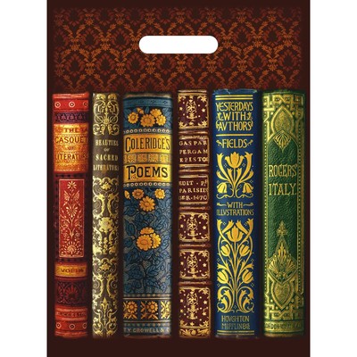 Пакет «Книги» полиэтиленовый с вырубной ручкой, 50 мкм, 30×40 см
