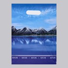 Пакет "Озеро", полиэтиленовый, с вырубной ручкой, 31 х 40 см, 60 мкм - фото 8982425
