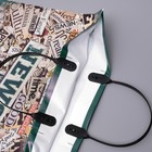 Пакет «Новости», полиэтиленовый с пластиковой ручкой, 80 мкм 37×34 см - Фото 2