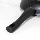 Сковорода Titanium pro, d=24 см, съёмная ручка, стеклянная крышка, антипригарное покрытие, цвет чёрный - Фото 6