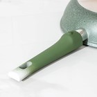 Сковорода, d=24 см, съёмная ручка, антипригарное покрытие, цвет фисташковый мрамор - Фото 6