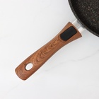 Сковорода KUKMARA Granit ultra original, d=24 см, съёмная ручка, антипригарное покрытие, алюминий, чёрная - Фото 12