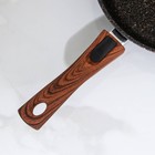 Сковорода KUKMARA Granit ultra original, d=26 см, съёмная ручка, антипригарное покрытие, алюминий, чёрная - Фото 4