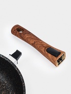 Сковорода KUKMARA Granit ultra original, d=26 см, съёмная ручка, антипригарное покрытие, литой алюминий, чёрная - Фото 5