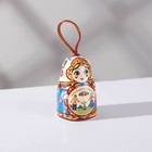 Фигурка-колокольчик «Матрешка: Семейного счастья», керамика - фото 21059701