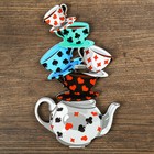 Салфетница "Чашки" набор 4 детали - Фото 5