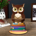 Салфетница "Сова на книгах" набор 4 детали - Фото 1