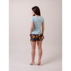 Комплект «Лимонница» женский (футболка, шорты) цвет голубой, размер 42 - Фото 2