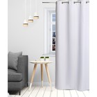 Штора портьерная «Этель» 270×300 см, блэкаут на люверсах, цвет металл, пл. 210 г/м², 100% п/э  (артикул 4292708)  большой выбор товаров оптом и в розницу по низким ценам с доставкой