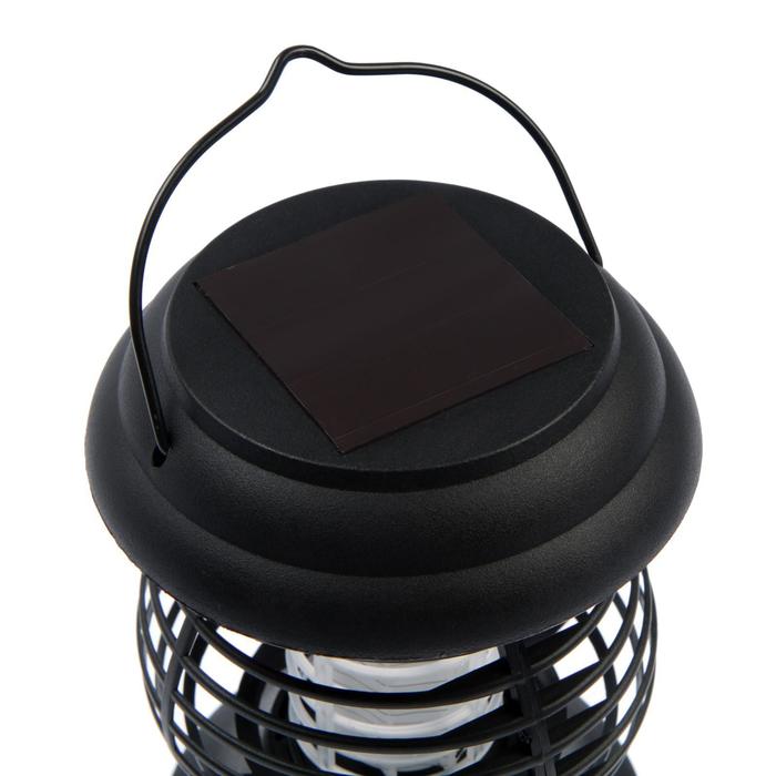 Садовый светильник Uniel на солнечной батарее «Факел», 12 × 30 × 12 см, эффект пламени - фото 1898301019