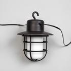 Гирлянда Uniel «Нить» 1.8 м с насадками «Фонарики», IP44, тёмная нить, 72 LED, эффект пламени , 1 режим, солнечная батарея - Фото 4