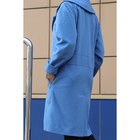 Пальто женское, размер 44, цвет голубой - Фото 11