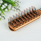 Расчёска массажная, цвет золотой - Фото 2