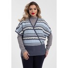 Жилет женский, размер 52, цвет голубой - Фото 1