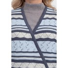 Жилет женский, размер 52, цвет голубой - Фото 2