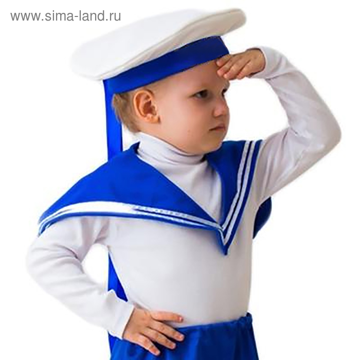 Карнавальный набор «Моряк», бескозырка, воротник - Фото 1