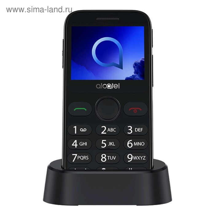 Сотовый телефон Alcatel 2019G, 2.4", 1 sim, 2Мп, microSD, серебристый - Фото 1