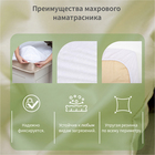 Наматрасник водонепроницаемый на резинке «Экономь и Я», 200×200+20 см, мулетон - Фото 2