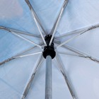 Зонт автоматический облегчённый «Tower», 3 сложения, 8 спиц, R = 51, цвет голубой, L-20108-4 - Фото 3