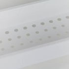 Этажерка настольная узкая, 2-х секционная, на колёсиках, белая - Фото 2