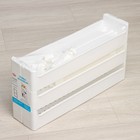 Стойка напольная, 3-х секционная, на колёсиках, белая - Фото 6