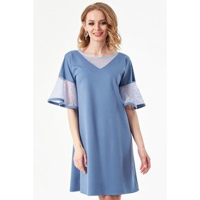 Платье женское, размер 42, цвет голубой