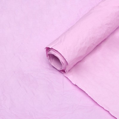 Бумага упаковочная "Эколюкс двухцветная", розовый, 0,67 x 5 м
