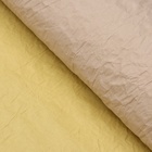 Бумага упаковочная "Эколюкс двухцветная", кофе с молоком-желтая пастель, 0,67 x 5 м - фото 9563751