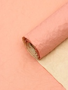 Бумага для упаковок, жатая, эколюкс, двусторонняя, двухцветная, коралловый, желтый, красный, рулон 1 шт., 0,7 х 5 м - Фото 5