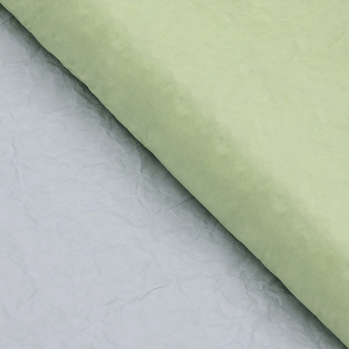 Бумага упаковочная перламутровая "Эколюкс двухцветная", морская волна - салатовый, 0,7 x 5 м