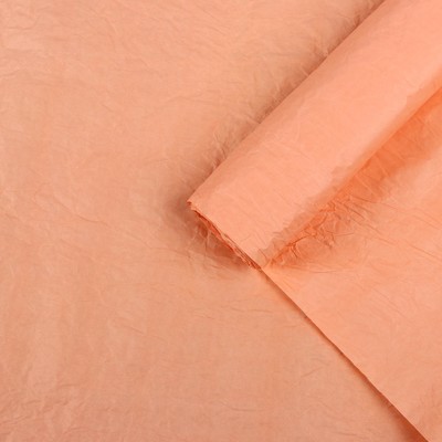 Бумага упаковочная "Эколюкс", персиковый, 0,67 x 5 м