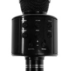 Микрофон для караоке Belsis MA3001BE, Bluetooth, FM, microSD, чёрный - Фото 3