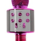 Микрофон для караоке Belsis MA3001BE, Bluetooth, FM, microSD, розовый - Фото 3