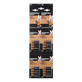 Батарейка алкалиновая Duracell Simply, AA, LR6-16BL, 1.5В, отрывной блистер, 4х4 шт.