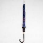 Зонт - трость автоматический облегчённый «Узор», 8 спиц, R = 55 см, цвет синий, 1961 - Фото 5
