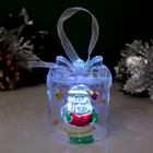 Игрушка световая "Подарок с Дедом Морозом" (батарейки в комплекте) , 1 LED, RGB - Фото 3