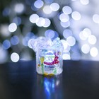 Игрушка световая "Подарок со снеговиком" (батарейки в комплекте), 1 LED, RGB - Фото 1