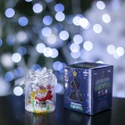Игрушка световая "Подарок со снеговиком" (батарейки в комплекте), 1 LED, RGB - Фото 3