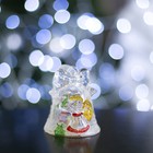 Игрушка световая "Колокольчик и Дед мороз", батарейки в комплекте - Фото 2