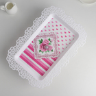 Блюдо для торта и пирожных с крышкой «Бант», 35,5×24×23 см, цвет МИКС - фото 53265547 Блюдо для торта и пирожных с крышкой «Бант», 35,5×24×23 см, цвет МИКС - фото 53265547